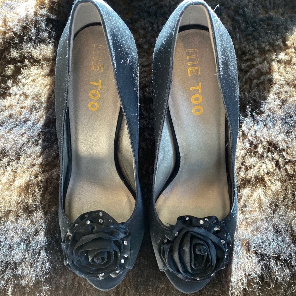 Me Too woman’s high heels